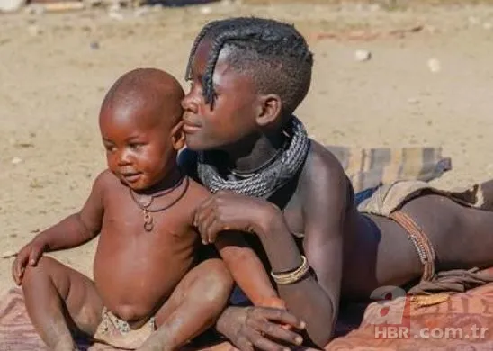 Dünyanın en ilginç kabilesi! Himba kabilesinin kadınları hamile kalmak için... 14