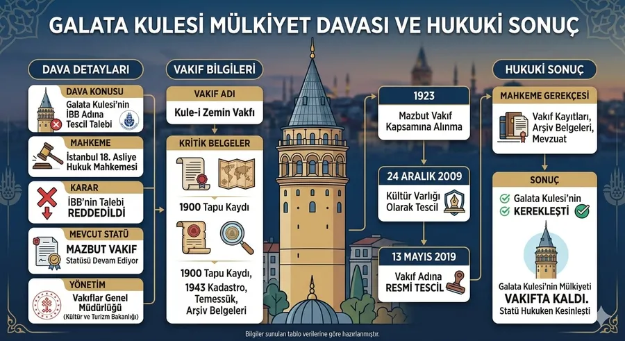 Galata Kulesi davasında karar! İBB’ye ret: Tartışma bitti - 1