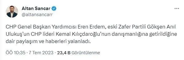 1688800138504.jpeg CHP'den danışman kaosu! Gökşen Anıl Ulukuş Kemal Kılıçdaroğlu'nu yine bombaladı! Aralarındaki konuşmayı ifşa etti - 5
