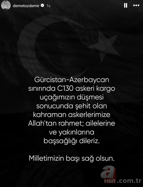 Başımız sağ olsun! Ünlülerden şehit olan askerlerimiz için taziye mesajları 10