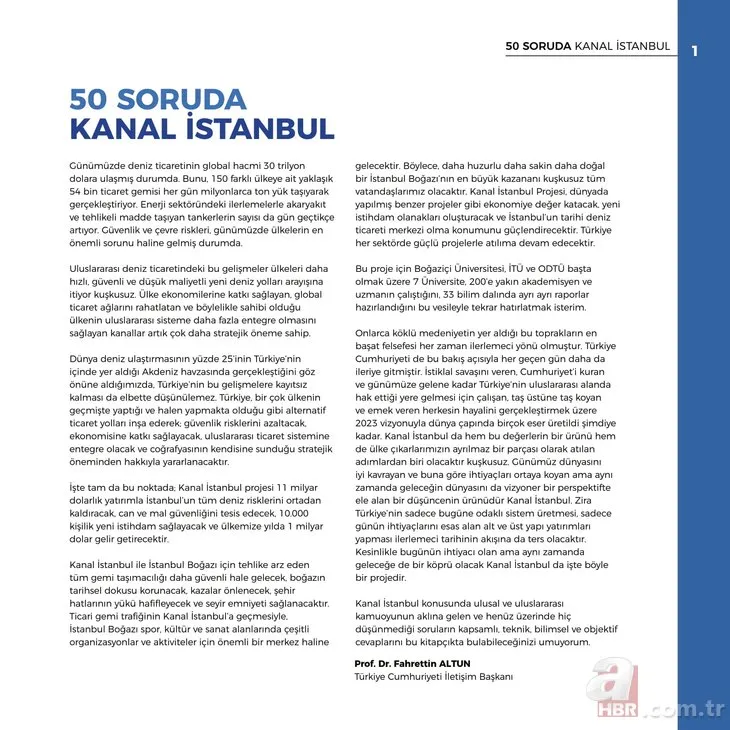 Kanal İstanbul’un maliyeti ne kadar? Çevreye zararı var mı? Kanal İstanbul için vergi alınacak mı? İşte 50 soruda Kanal İstanbul