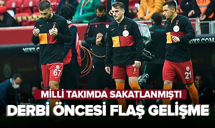 Son dakika: Galatasaray-Fenerbahçe derbisi öncesi yıldız futbolcudan sevindiren haber! Milli takımda sakatlanmıştı