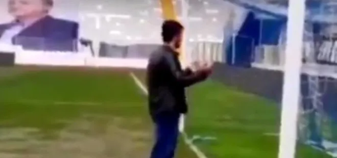 Erzurumpor-Beşiktaş maçında büyü mü yapıldı? Kalenin önünde dua eden genç konuştu