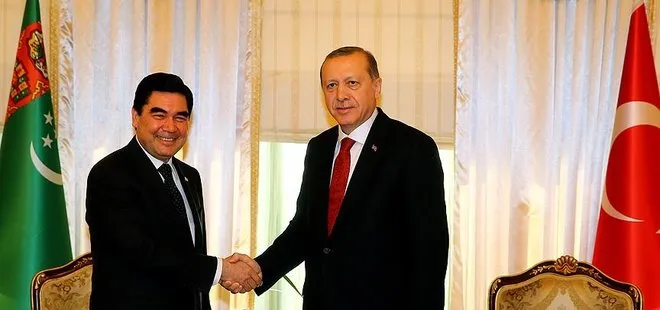 Son dakika: Başkan Erdoğan ile Türkmenistan Cumhurbaşkanı Berdimuhamedov arasında kritik görüşme