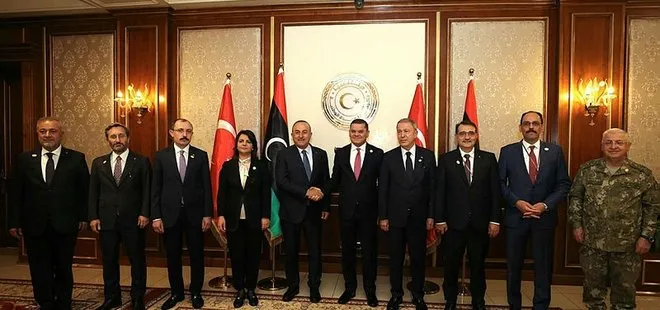 Dışişleri Bakanı Mevlüt Çavuşoğlu, Libya Ulusal Birlik Hükümeti Başbakanı Dibeybe ile görüştü