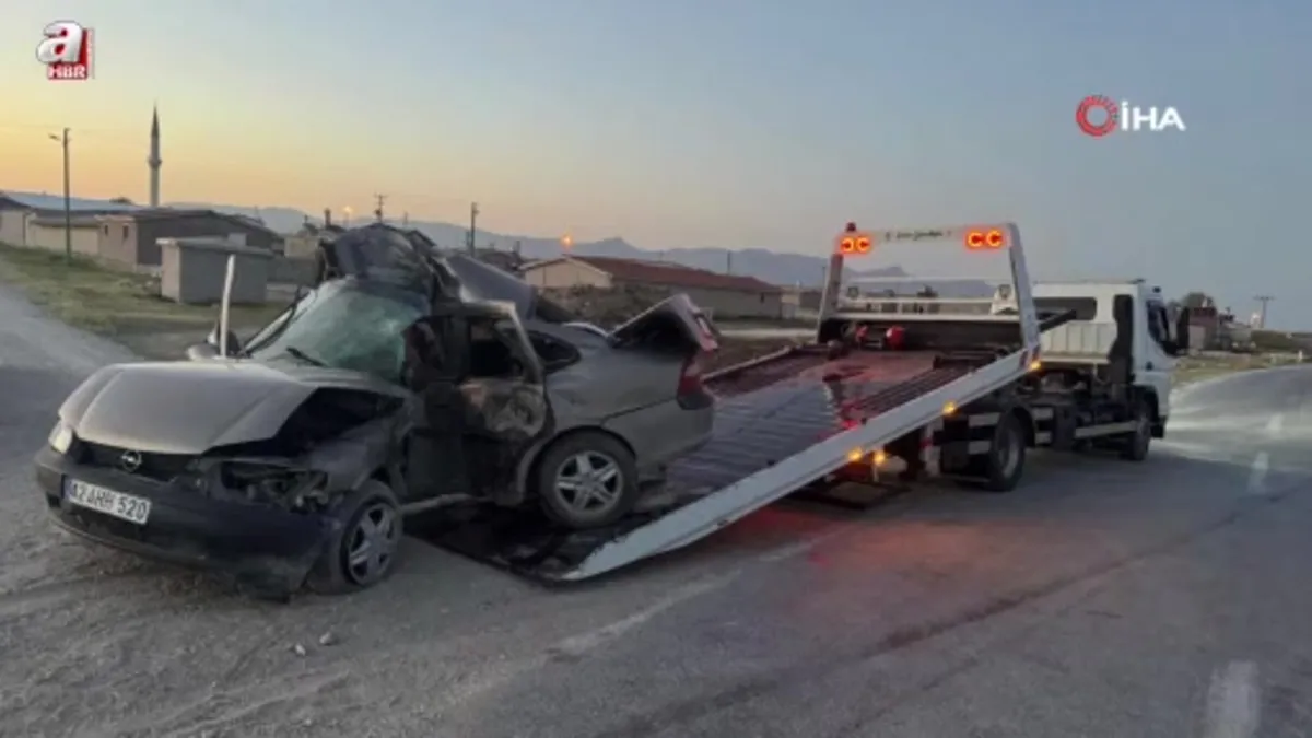 Konya’da ölümle sonuçlanan trafik kazası