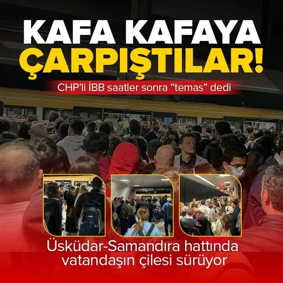 İstanbul’da ulaşım kabusu! Üsküdar-Samandıra metro hattındaki arızada 2. gün! Vatandaş isyan noktasında