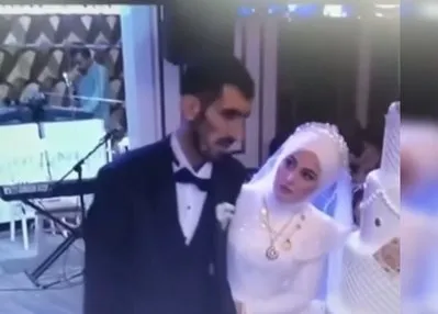 Uykusuz kalan damat düğününde bayıldı