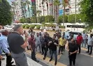 Dolmuşçular CHPli belediyeyi protesto etti
