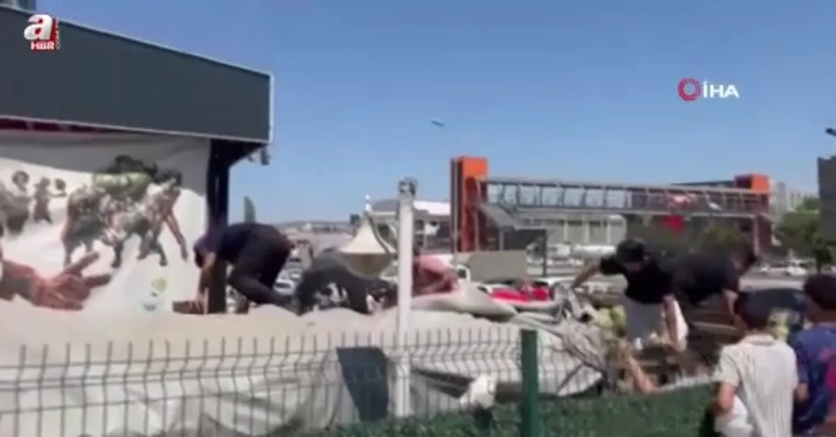 Bedava karpuzu duyan geldi