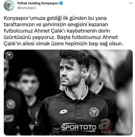 Futbol camiasından trafik kazasında hayatını kaybeden Ahmet Çalık'a başsağlığı mesajı! Mesut Bakkal ve Yılmaz Vural... 9