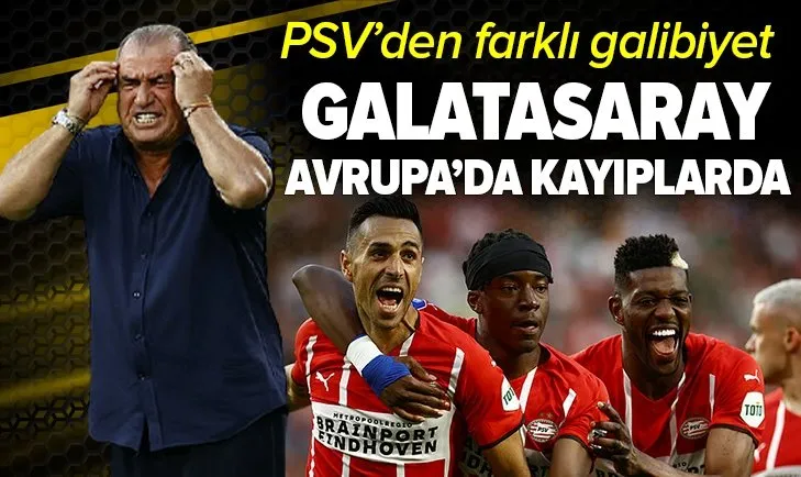 Galatasaray Şampiyonlar Ligi'nde farklı mağlup! PSV 5-1 Galatasaray MAÇ SONUCU-ÖZET