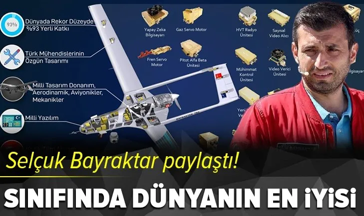 Baykar Savunma Teknik Müdürü Selçuk Bayraktar: Sınıfında dünyanın en iyisi