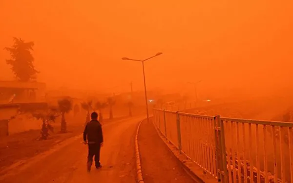 1648584599418.jpg Tüm Türkiye'yi etkisi altına alacak! Meteoroloji gün vererek uyardı! Perşembe ve Cuma gününe dikkat! Kuvvetli çöl tozu dalgası... - 1