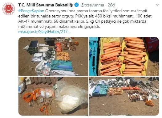 Son dakika: Komandolardan Pençe-Kaplan'da PKK'ya darbe - 1