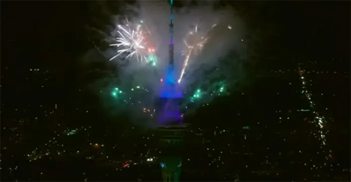 Yeni Zelanda'da 2021'ye 'merhaba' dediler! İşte ilk görüntüler - 4