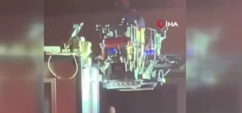 İNŞAATTA KAN DONDURAN GÖRÜNTÜ! 