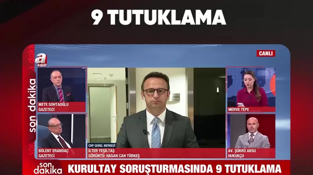 CHP'DE 9 TUTUKLAMA