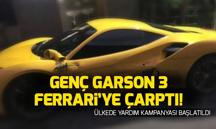 Şanssız adam 3 Ferrari’ye çarptı, yardım kampanyası başlatıldı