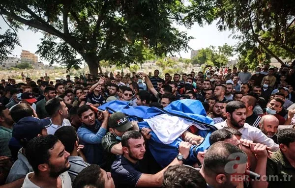 Filistinli çocuğun şehit babasına yürek yakan vedası: Allah yolunu açık etsin