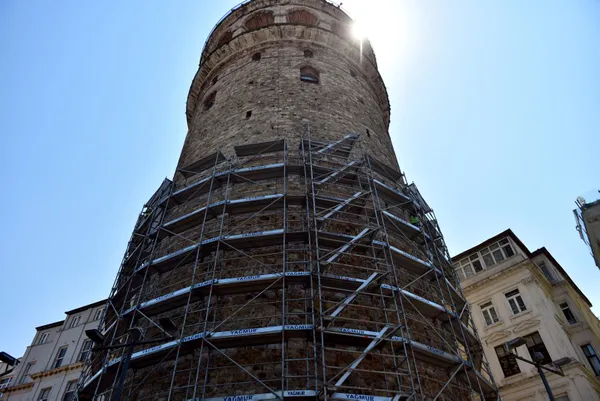 Galata Kulesi'nin restorasyon çalışmalarına Ebabil kuşları için ara verildi - 1