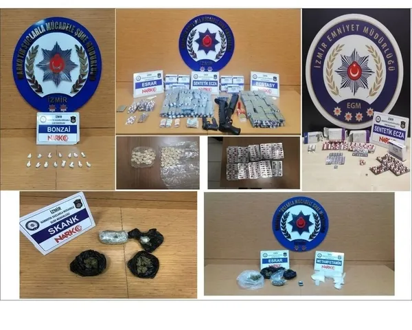 İzmir polisinden uyuşturucu maddeye geçit yok! Rakamlar açıklandı - 2