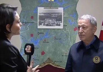 Mehmetçiğin nefesi teröristlerin ensesinde! Milli Savunma Bakanı Hulusi Akar yılın son röportajını A Haber'e verdi