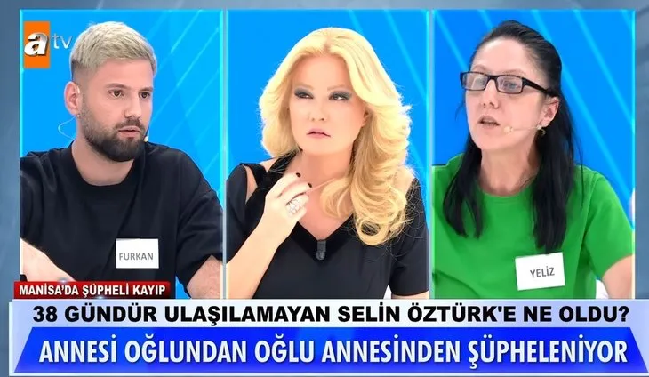 Müge Anlı’da filmleri aratmayan hikaye! Selin Öztürk’e ne oldu? Anne oğul stüdyoda birbirine girdi