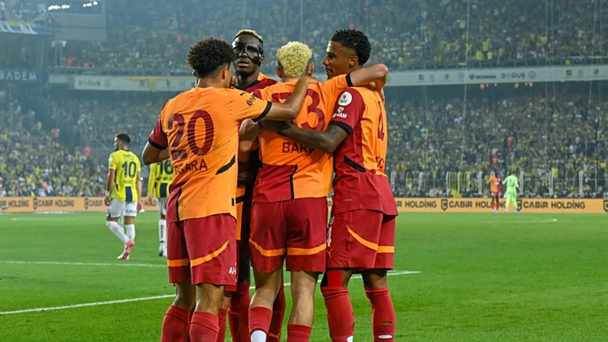 Galatasaray deplasmanda Fenerbahçe'yi mağlup etti