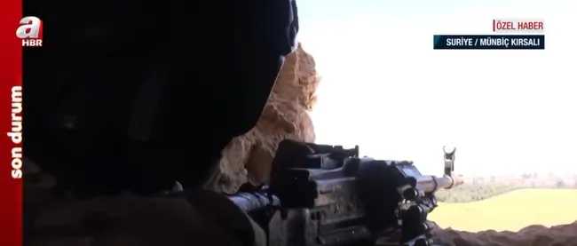 Terör mevzilerini görüntüleyen A Haber ekiplerine ateş açıldı