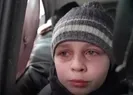 Babasından ayrılan çocuğun gözyaşları!