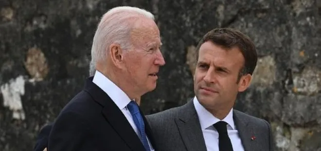 ABD Başkanı Joe Biden ve Fransa Cumhurbaşkanı Emmanuel Macron telefonda Rusya-Ukrayna krizini görüştü