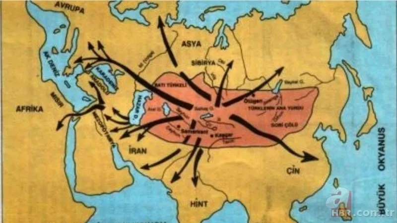 Türklerin soyağacı haritası ortaya koyuldu! Ülke ülke 5 büyük göç haritası: Hangi boya aitsiniz? Oğuz, Türkmen, Kıpçak… 10