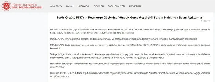 MSB yayımladı! Türkiye'den Irak'a flaş "PKK-KCK-YPG" mesajı - 6