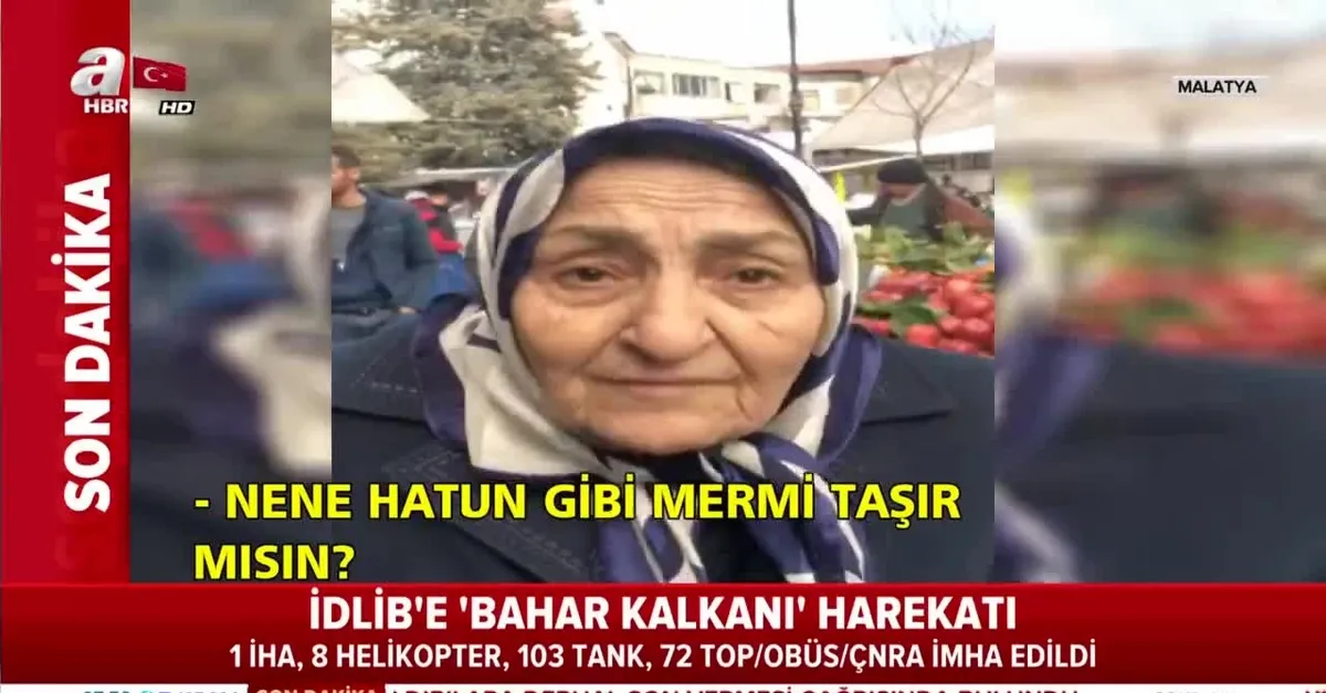 Malatya'da pazardaki Fatma Teyze'den dikkat çekici Suriye cevabı |Video