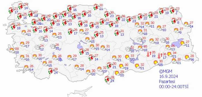 1726296197677.png 50 il için sağanak yağış uyarısı! İstanbul için gün verildi - 4