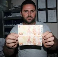 Para sayarken fark etti! 50 lirasına 75 bin lira istiyor