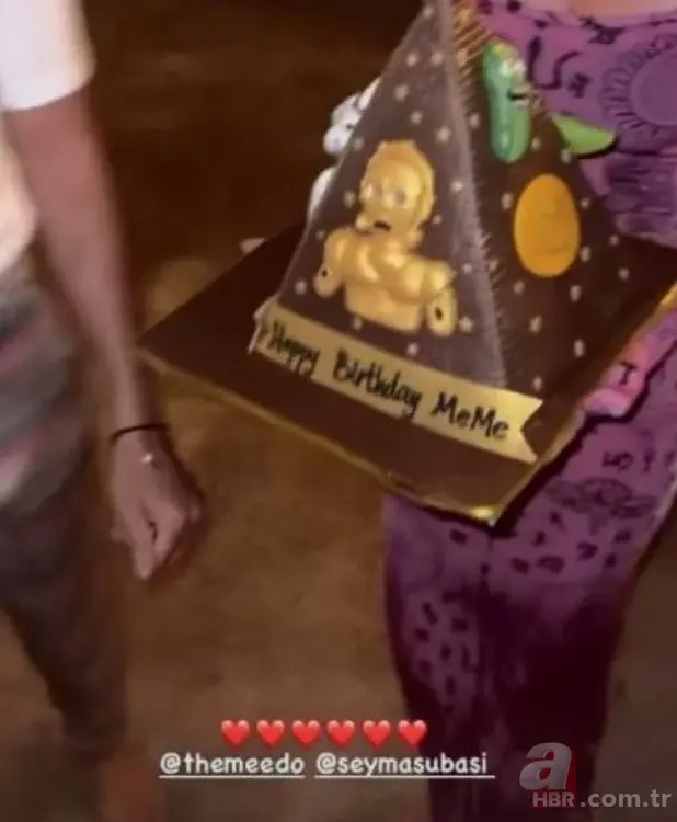 Şeyma Subaşı eşi Meedo’nun doğum gününü kutladı! Hazırladığı pasta alay konusu oldu