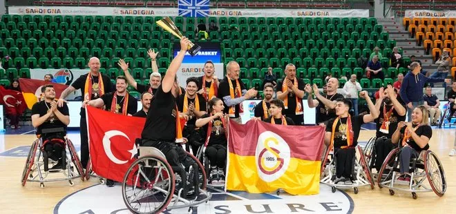 Galatasaray Fuzul Tekerlekli Sandalye Erkek Basketbol Takımı Avrupa şampiyonu! Başkan Erdoğan’dan tebrik mesajı