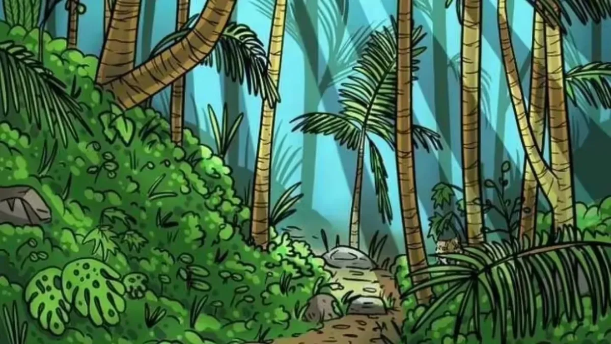 Optik illüzyon testi: Ormanda saklanan kaplanı sadece en keskin gözler fark edebiliyor!