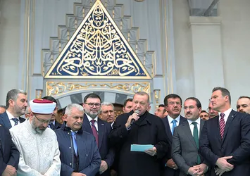 Başkan Erdoğan cami açılışında konuştu