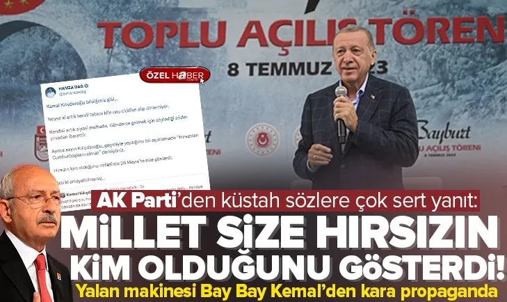 AK Parti’den Kılıçdaroğlu’na sert yanıt
