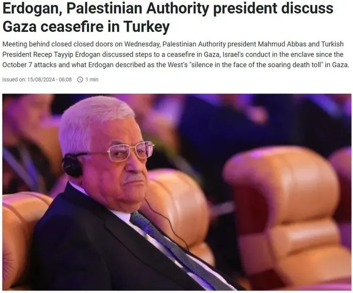 Başkan Erdoğan ve Mahmud Abbas görüşmesi dünya medyasında! İsrail’in tansiyonu yükseldi: Türkiye baskıyı artıracak