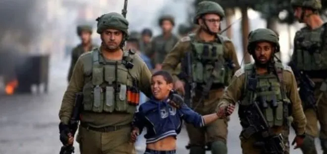 Son dakika: İsrail askerlerinin zulmü devam ediyor! İki Filistinli çocuğa şiddet