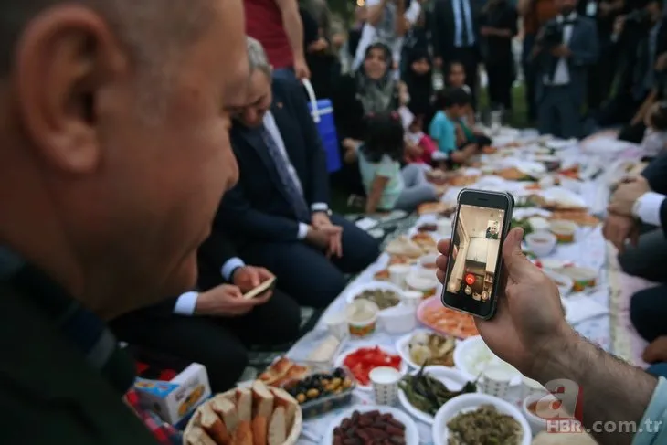 Başkan Erdoğan, Zeytinburnu sahilinde vatandaşlarla iftar yaptı