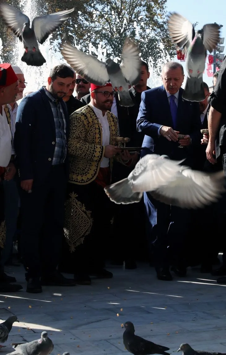 Başkan Erdoğan'a Eyüp Sultan’da sevgi seli