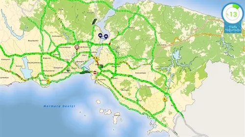 İstanbul'un trafik yoğunluğu şaşırttı - 1