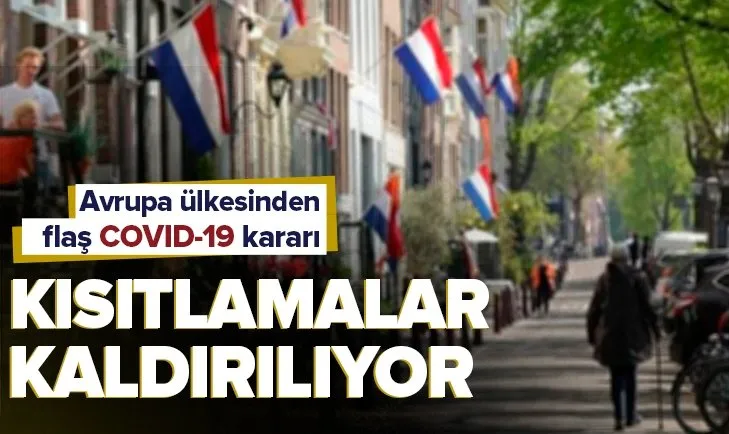 Hollanda’da sosyal mesafe kuralı dahil bir dizi kısıtlama 25 Eylül’de kaldırılıyor