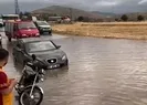 Tokatta sağanak yağış yolları göle çevirdi