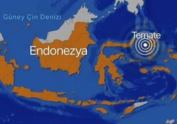 Endonezya'da şiddetli deprem